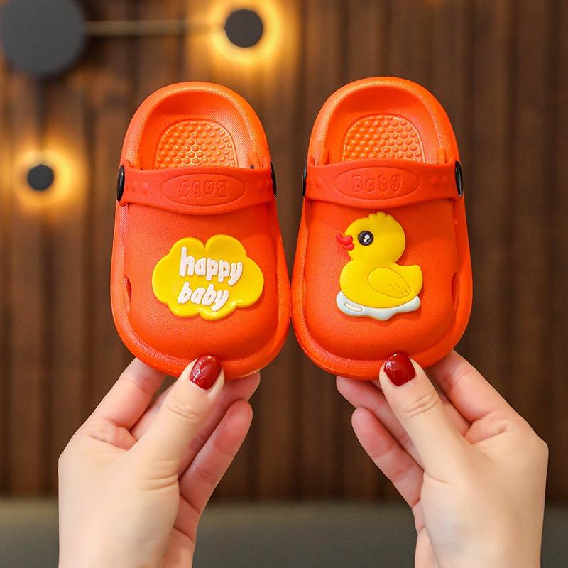 Children's Slippers Cartoon Baby Girl's Shoes Boy's Soft Sole Anti Slip Home Bathroom Slippers