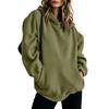 Damen Oversized Hoodie Sweatshirt Lässiger Langarm Pullover