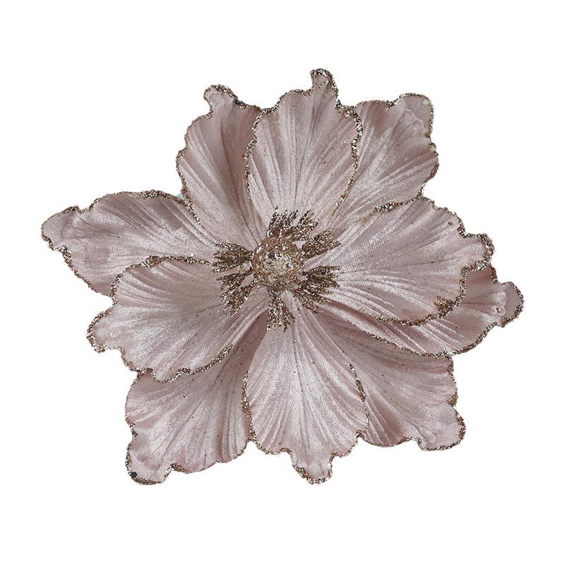 20cm Vánoční Dekorace Umělé Květy Magnólie Vánoční Stromek Dekor Jadeitová Orchidej Vánoční Květina