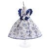 3-10 Years Flower Girls Dress Summer Bow Ball Gown Clothing Kids Baby Princess Dresses Children Pageant Clothes