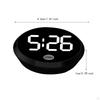 Car Dashboard Time Display Electronic Clock for Vehicles Touch Activated Round Accessory
