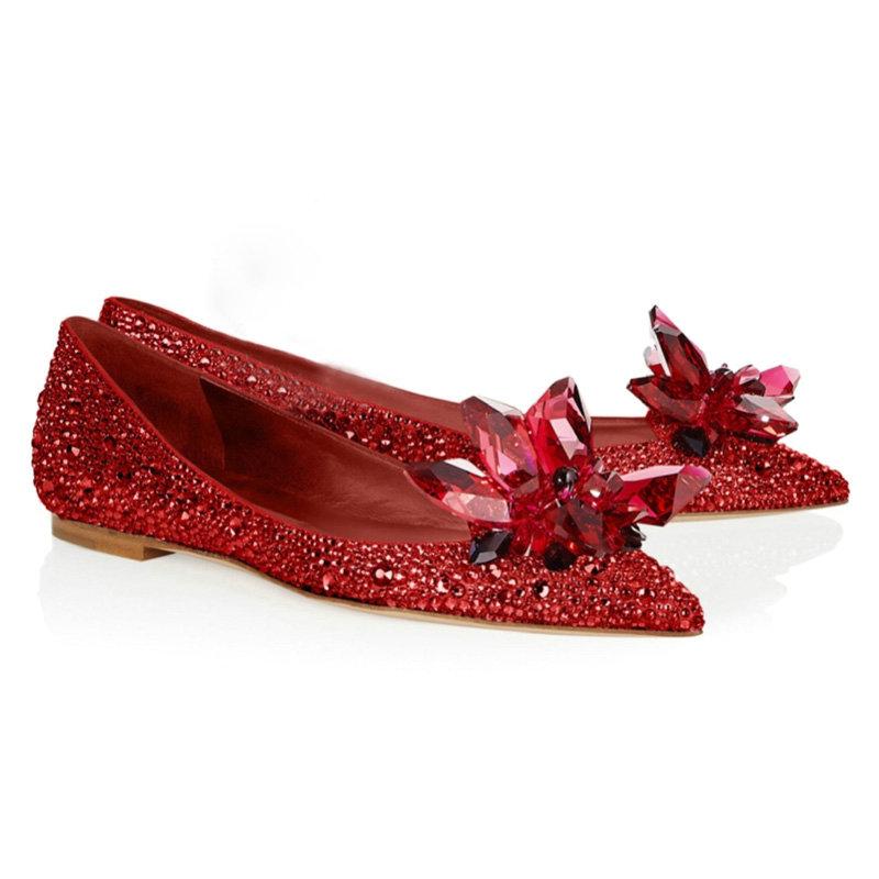 Grey Women's Crystal Wedding Shoes High Heels 2025Autumn New Silver All Diamond Bridal Shoes Water Diamond French Single Shoes