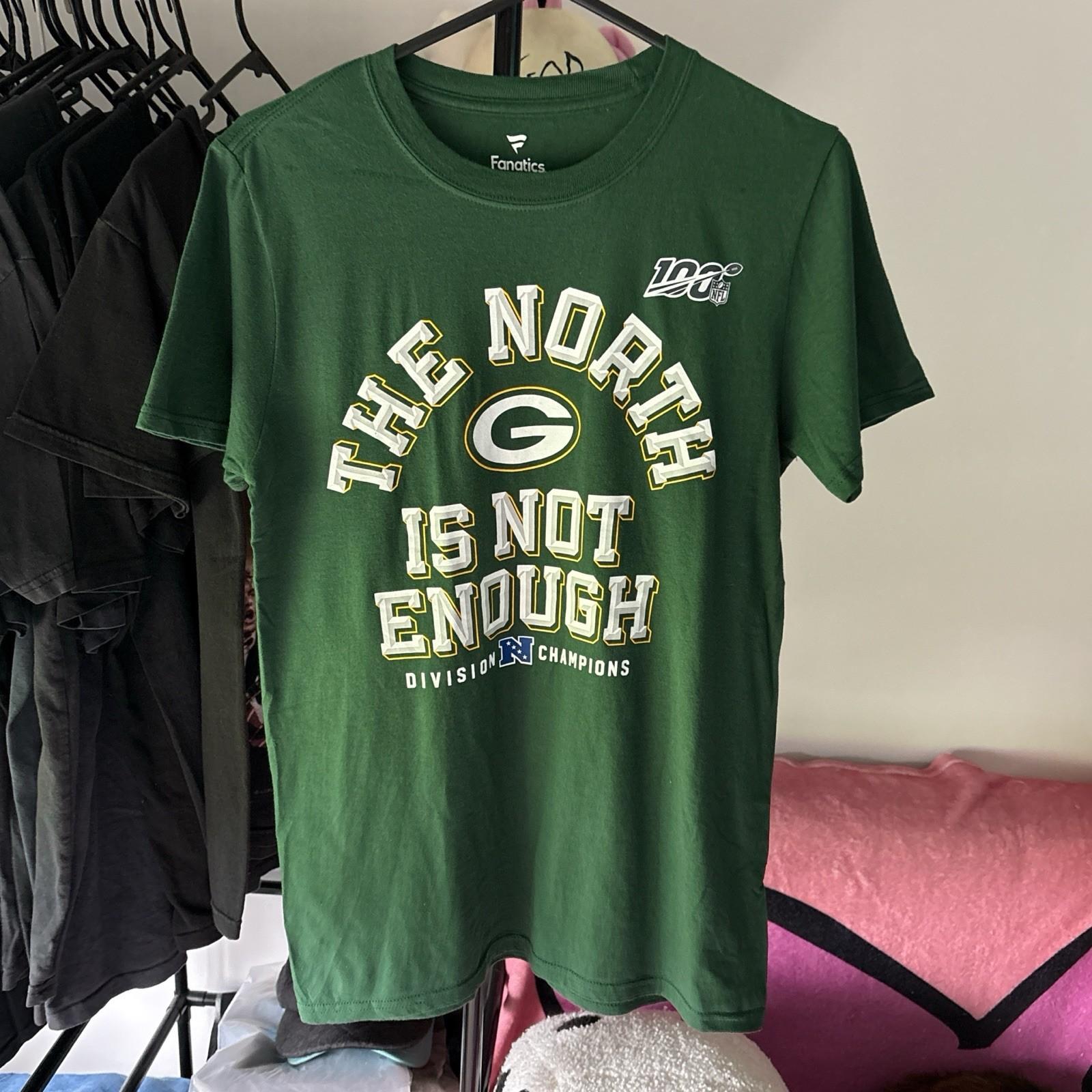 Green Bay Packers Division Champions NFL t shirt Fanatics tag Size S Unisex T-Shirt XXXXL