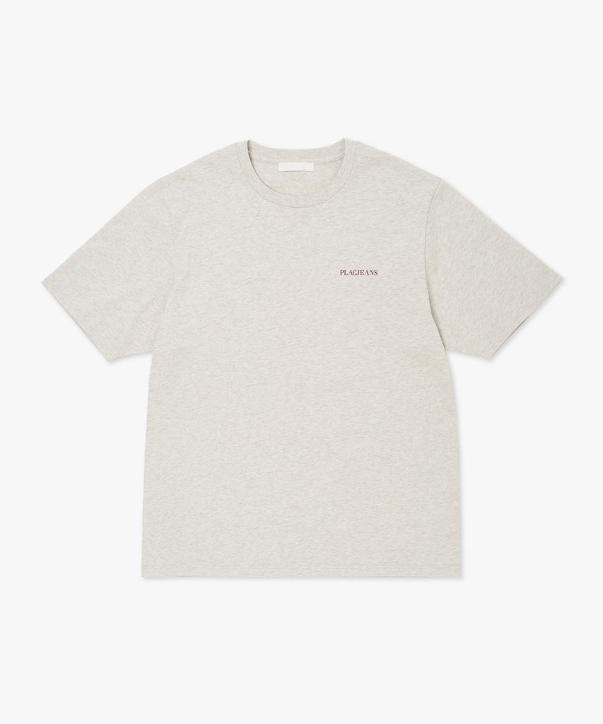 PLAC Lettering Graphic Short Sleeve T-Shirt_4 Colors