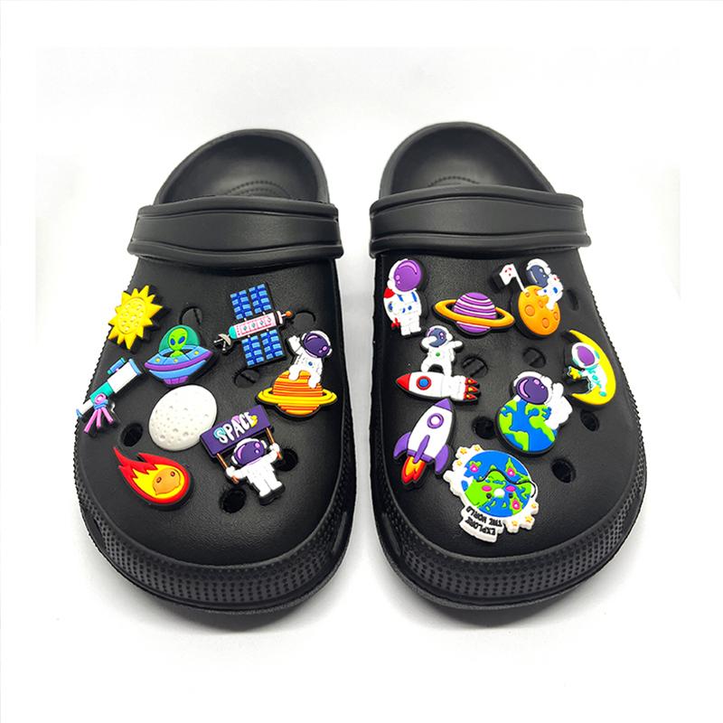 20Pcs Astronaut Series PVC Shoe Charms for Shoe Decoration