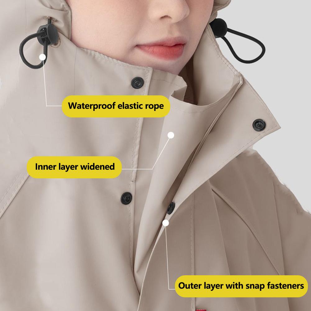 Thicken Oxford Waterproof Motorcycle Raincoat Bike Rider Vehicle Separate Design Body Heavy Rain Protection Waterproof Poncho