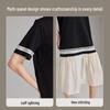 Women's French Style Color-block Cotton Summer Dress
