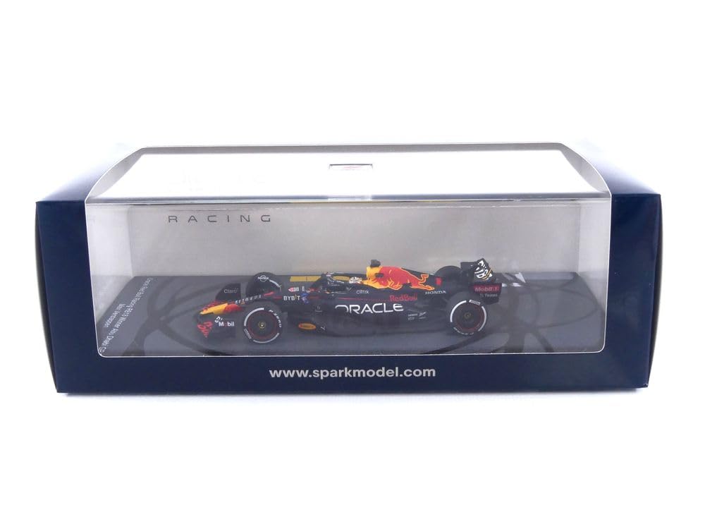 Spark Oracle Red Bull RB18 2022 F1 Abu Dhabi GP Winner Verstappen Tire Trace Base 1/43 #1 M.