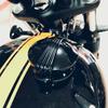 Motorcycle Petrol Fuel Gas Tank Cap Aluminum Monza Style Fuel Cap For Triumph Bonneville Bobber Black T120 T100 Street Twin