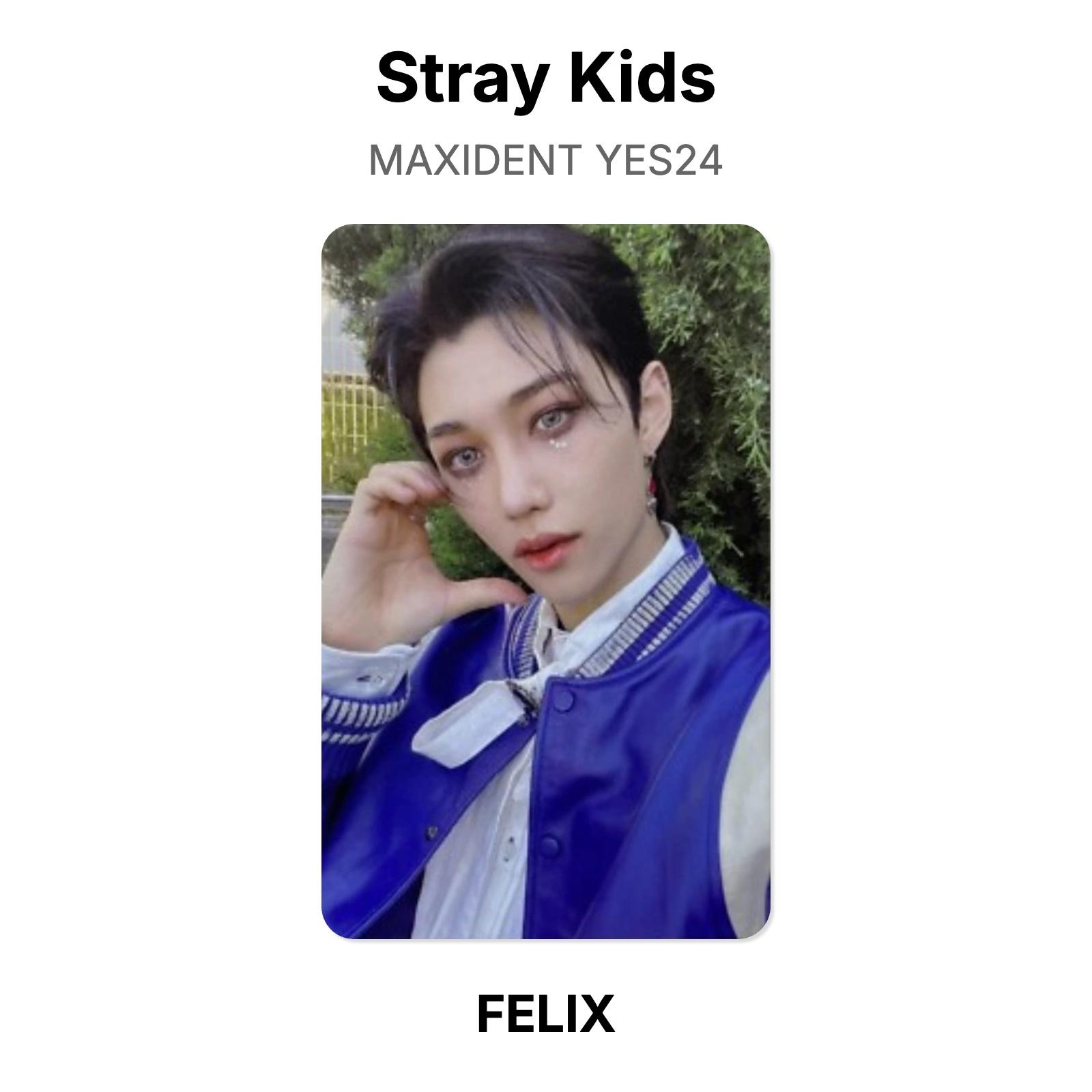 Stray Kids MAXIDENT YES24 Official Photocard FELIX
