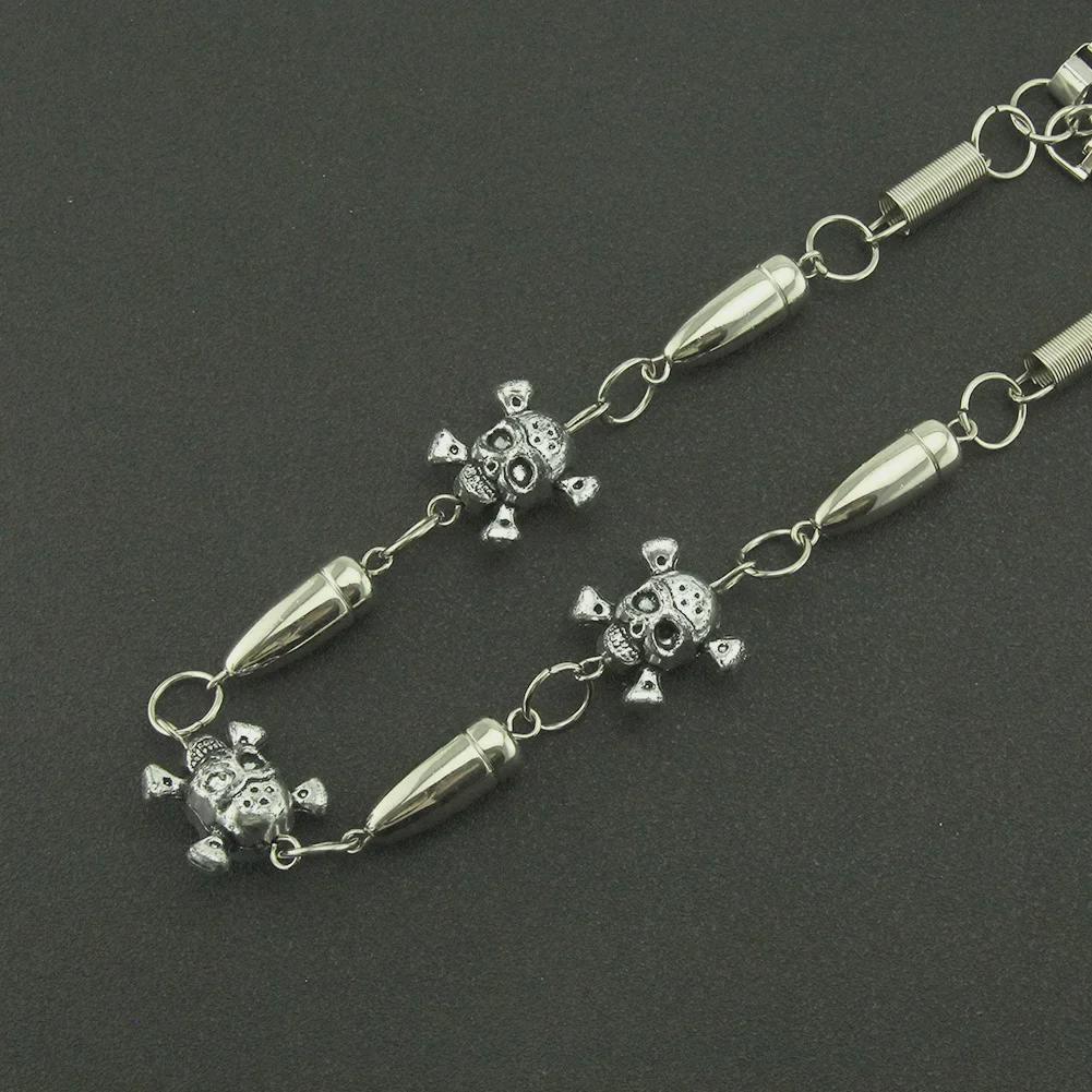 Skull Multi-Layer Hip-Hop Waist Chain: Stylish Bullet Design