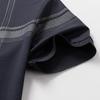 MONTAGUT Men's Striped Jacquard Pique Polo Shirt