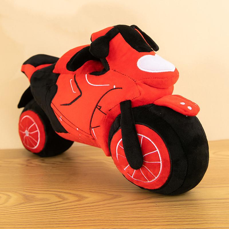 Adorabile Peluche Moto Cartone Animato Per Bambini Perfetto Come Cuscino da Abbracciare Regalo