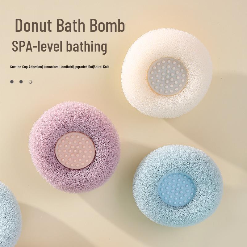 Masażer z przyssawką, kula do kąpieli - Multifunkcyjna szczotka do szorowania i ręcznik
