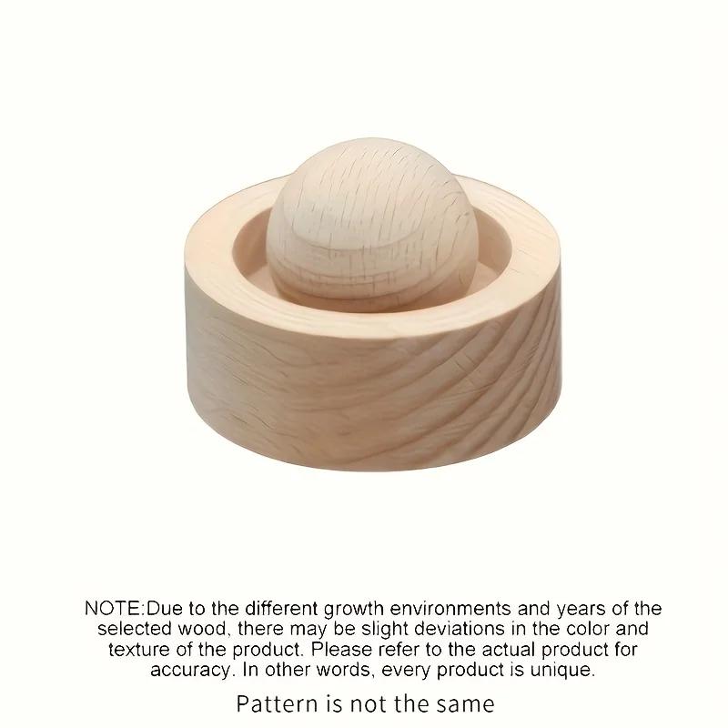 

1pc Elegant Wooden Essential Oil Diffusers - Spherical Design, No Electricity Needed, Diffuser for Room Fragrance