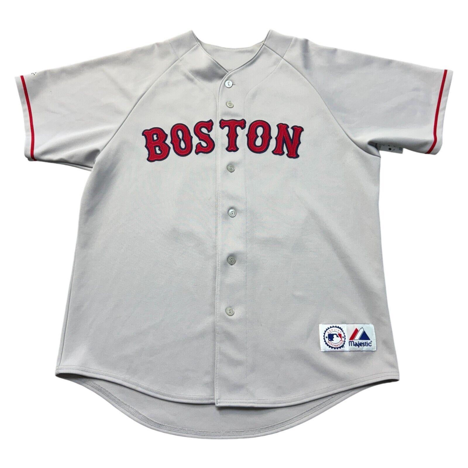 Величественная бейсбольная майка Boston Rd Sox Mcdonnell 14 Серая футболка Мужская XL