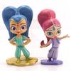 12Pcs/Set Shimmer Sister Action Figure Toys Samira Pet Tiger Nahal Monkey Dragon Dolls Toys Cute Shine Girl Birthday Cake Decor