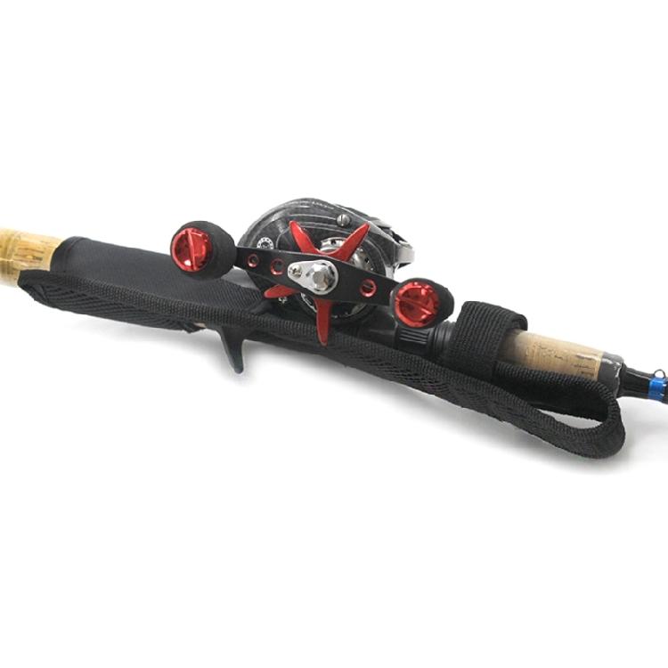 Insert Holder Rod Rack Holder Nylon Sheath Fast Release Fishing Poles Support Waist Hanger Outdoor Rod Portable Black