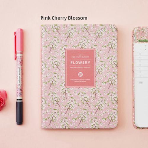 New Arrival Cute PU Leather Floral Flower Schedule Book Diary Weekly Planner Notebook School Office Supplies Stationery
