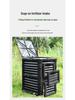 Large Capacity Outdoor Compost Bin for Yard Waste and Lawn Clippings