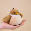 Collection Elf Bird Dolls Key Ring Fluffy Animal Birds Bag Pendant  Backpack Decoration