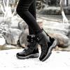 Trendy Mid Length Women's Boots 2024 Winter Thick Cotton Shoes Warm Snow Boots Thick Sole Anti Slip Wear-resistant Women's Shoes