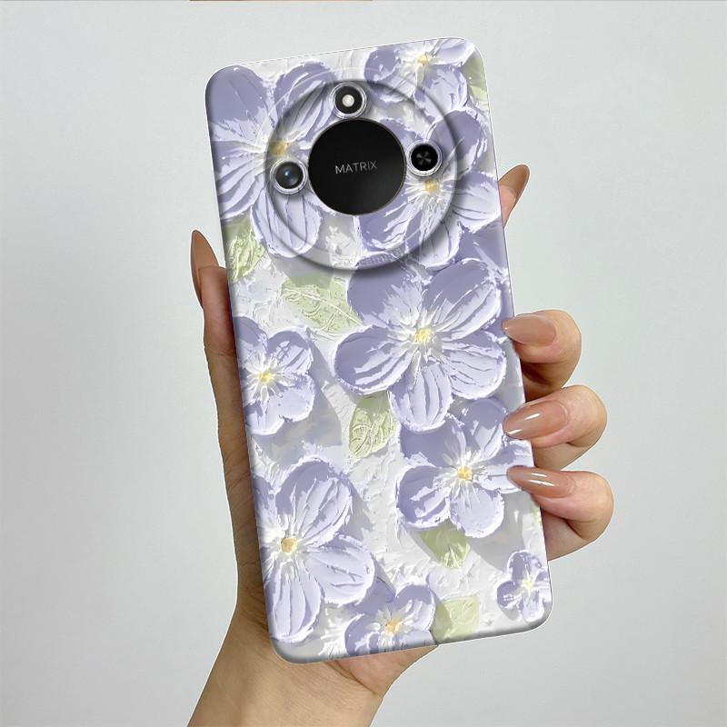 For Honor X9C Smart Phone Case X9cSmart Soft Silicone Funda Sweet Painted Fashion Cartoon Protective Capa Lovely Printing Cover
