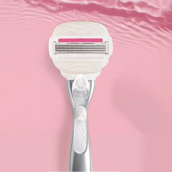 Gillette Venus Olay Sugarberry Razor + 2 razor blades, 1 set, 2 pieces ,Korean razor blade