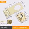 Cabinet Password Lock Drawer Lock 3-Digit Combination Password Lock Security Door Bolt Anti-theft Household Cabinet Hardware