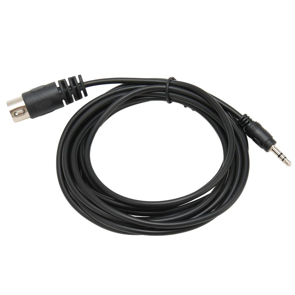 7 Pin Din Male to DC 3.5mm Male Cable Replacement Stereo MIDI DIN 7 Pin to 3.5mm Sound and Video Cable 9.8ft