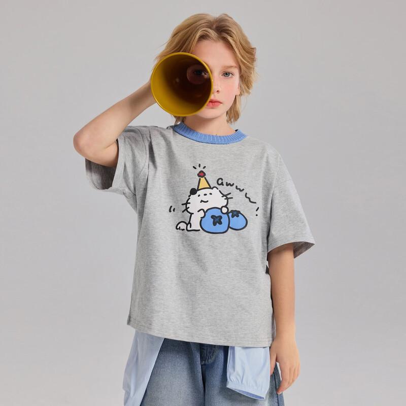 Zhimu Kids' Cartoon Print Cotton T-Shirt