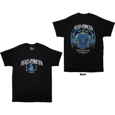 Maglietta Bad Omens: Gotico (Stampa posteriore) (Nero) NOVITÀ UFFICIALE