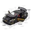 2024 1/24 Nissan Skyline GTR R34 JDM FDJ 35GT-RR Silvia S15 LBWK Racing Car Diecast Metal Rally Miniature Gift for Kid Boy Collection