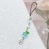 Heart Phone Lanyard Elegant Phone Charm Phone Chain Butterfly Phone Pendant Keychain Decoration Bag Pendant for Daily
