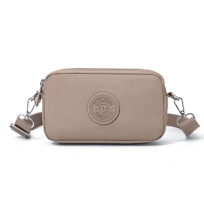 Waterproof Nylon Shoulder Bag Women's Multi-compartment Coin Purse