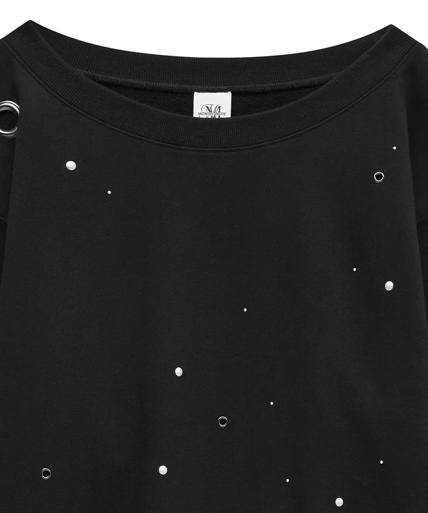 MIDNIGHT MOVE Eyelet Mtm (Black)
