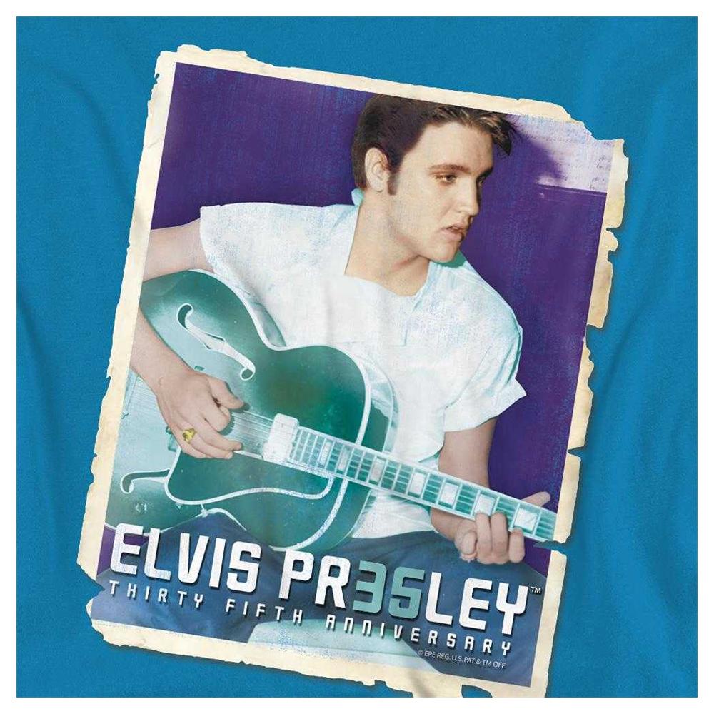 Elvis Presley Unisex Adult 35 Guitar T-Shirt
