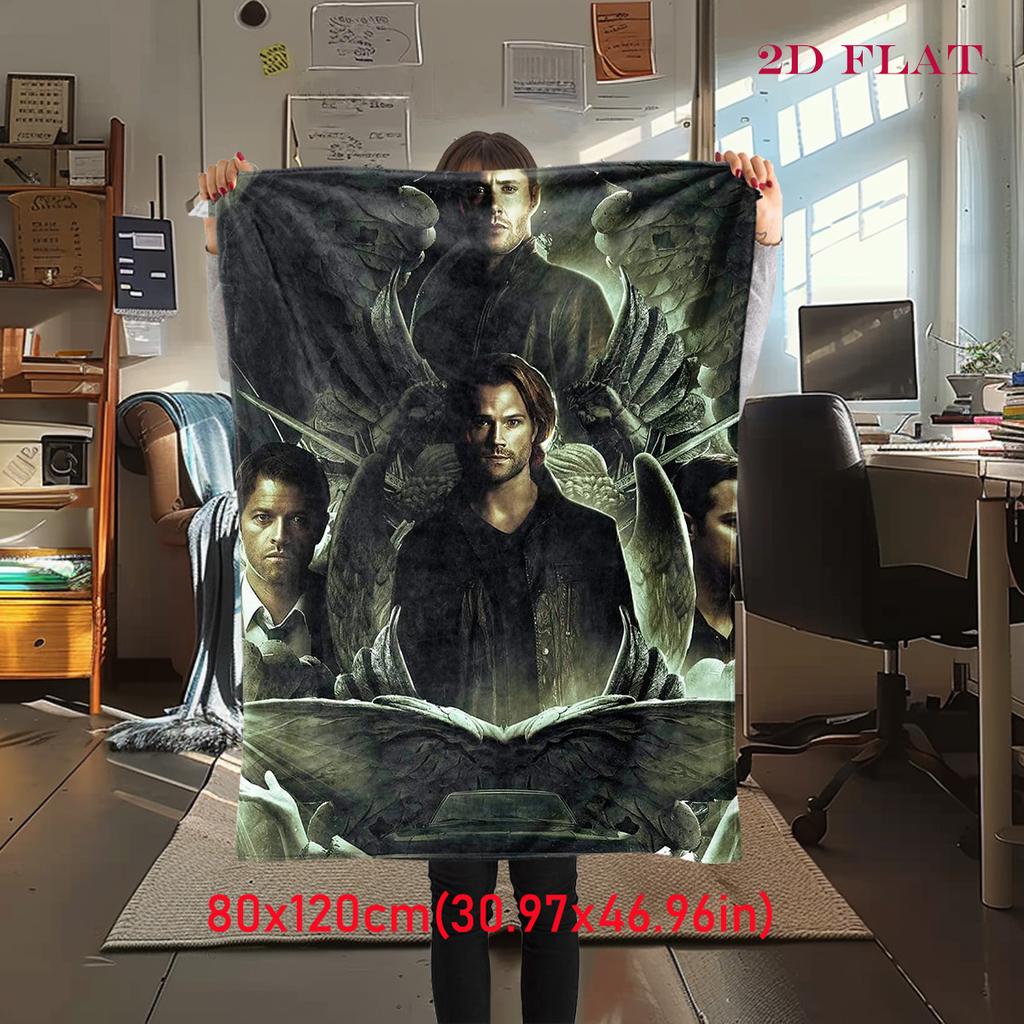 Supernatural Forces Unleashed blanket Soft and comfortable Suitable for all seasons Nap Blanket Office rest blanket bedroom