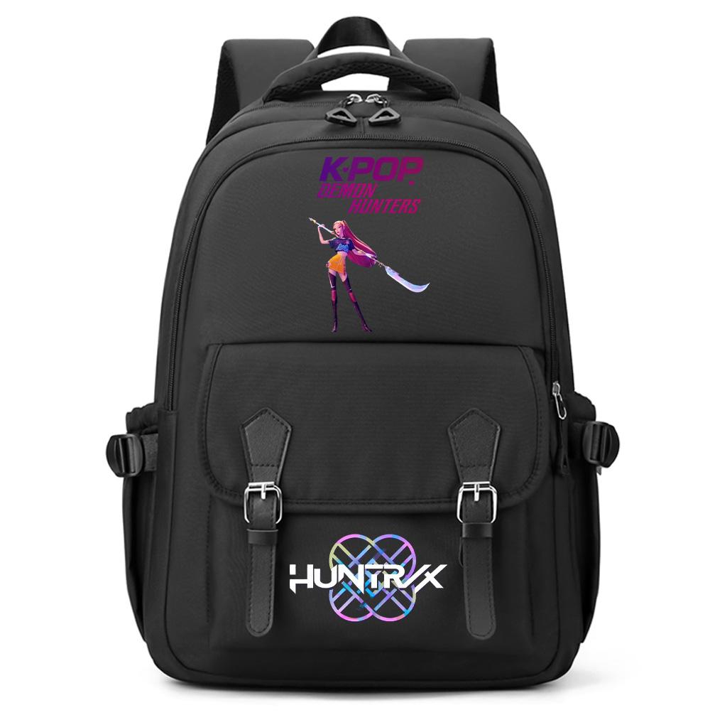 Anime Cute Cartoon Kpop Demon Hunters Printed Large Capacity Backpack for Teenger Student Girl Boy Schoolbag Bookbag Women Waterproof Travel Bag
