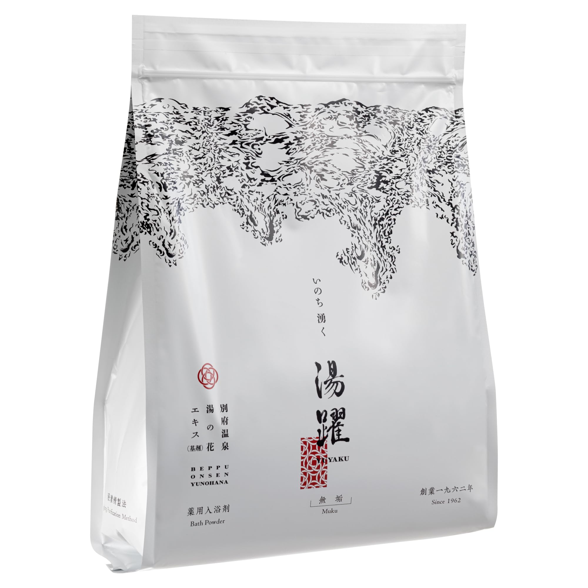 

Юяку Бат Бледно-прозрачная Лечебная ванна Большие добавки, Твердый, Пакет дой-пак, 1800 г, Без запаха, Желтый, Вода, Соли, Объем, Квазилекарственное средство