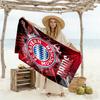 Fc Bayern Munich Fan Art Customize Your Name Beach Towel Soft Durable Quick-Dry
