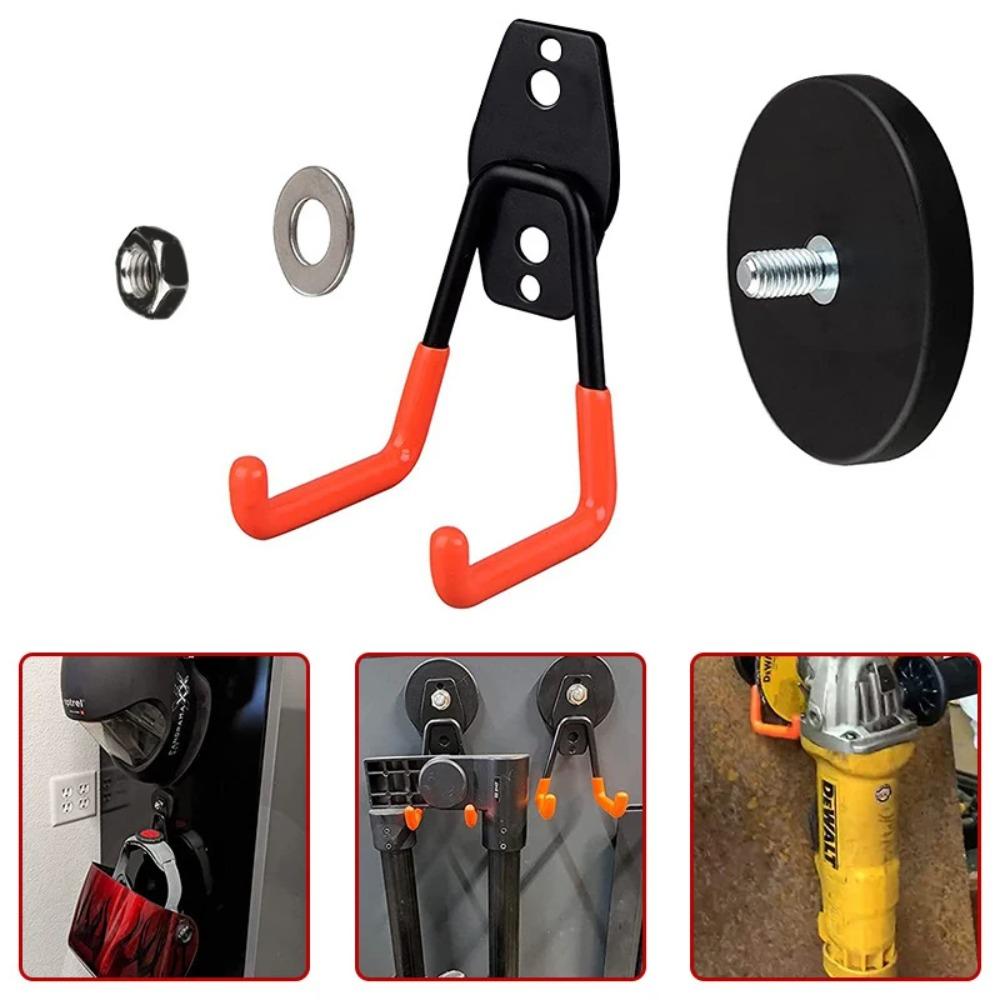 Versatile Magnetic Hooks for Tools Heavy Duty Industrial Hooks Strong Secure Fixing Skateboard Hooks Magnetic Tool Hanger