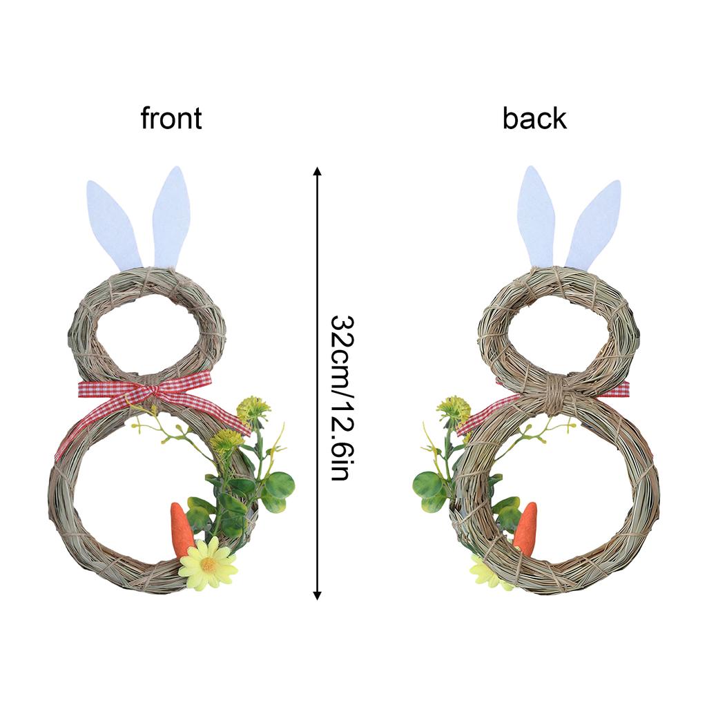 Påskhalmkaninprydnader, Fönster- och Butiksinredning, Heminredningsdekorationer