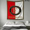 Custom Name feyenoord Wall Tapestry Aesthetic Wall Hanging Printed Fabric Blanket Decorative Tapestries for Bedroom Living Room Home Decor