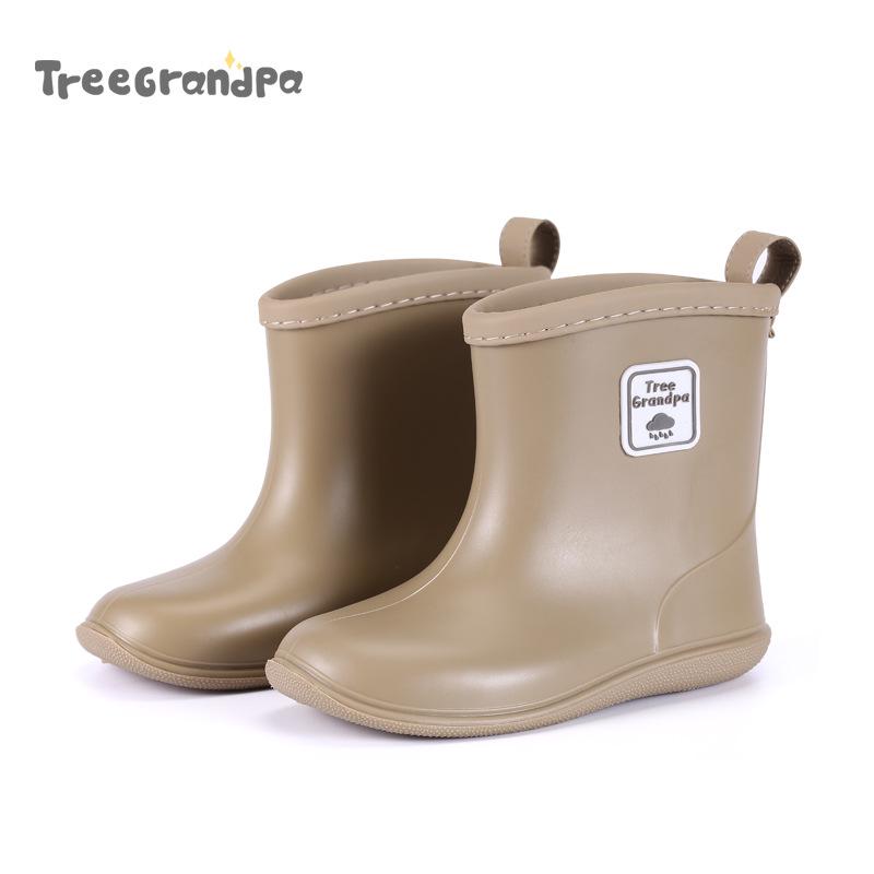 Children's Lightweight Non-slip Mid-calf Rain Boots for Toddlers - Boys & Girls Soft Sole Water Shoes