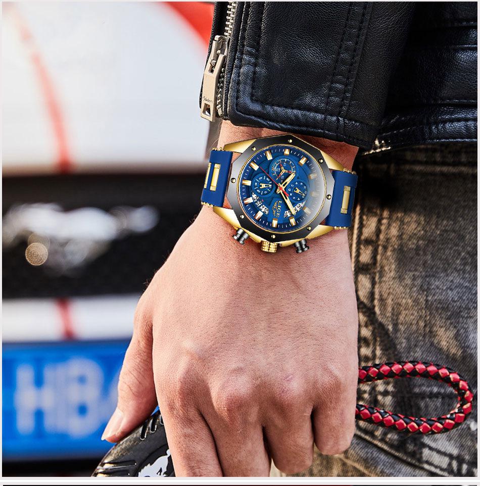 LIGE Multi-function Waterproof Sports Watch