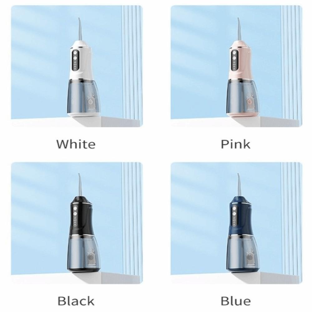Smart Electric Oral Irrigator Rechargeable Cordless Electric Tooth Flusher Professional with 4 Nozzles Tooth Scaler Braces Care