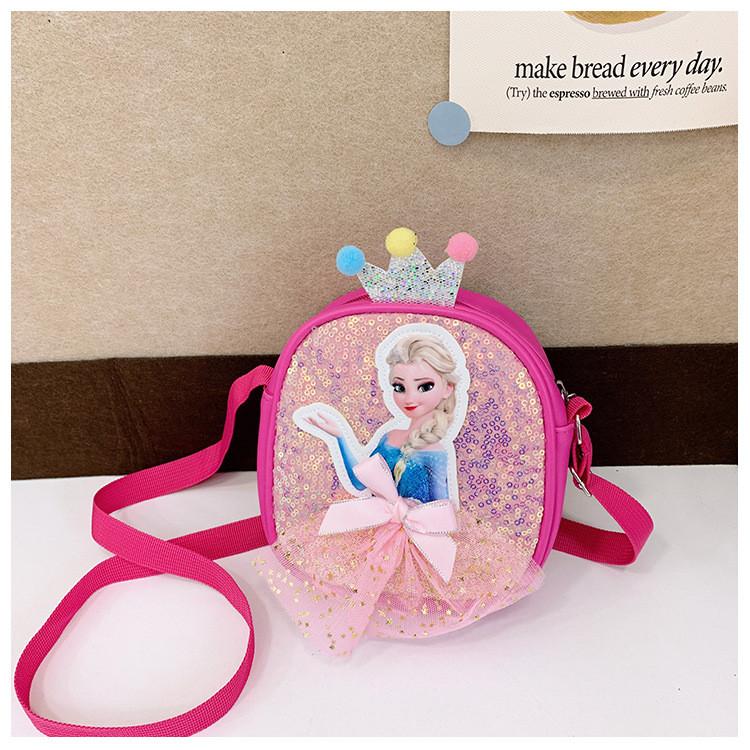Charming Princess Style Nylon Crossbody Bag For Girls Perfect For Casual Use And Outdoor Adventures In Vibrant Colors
