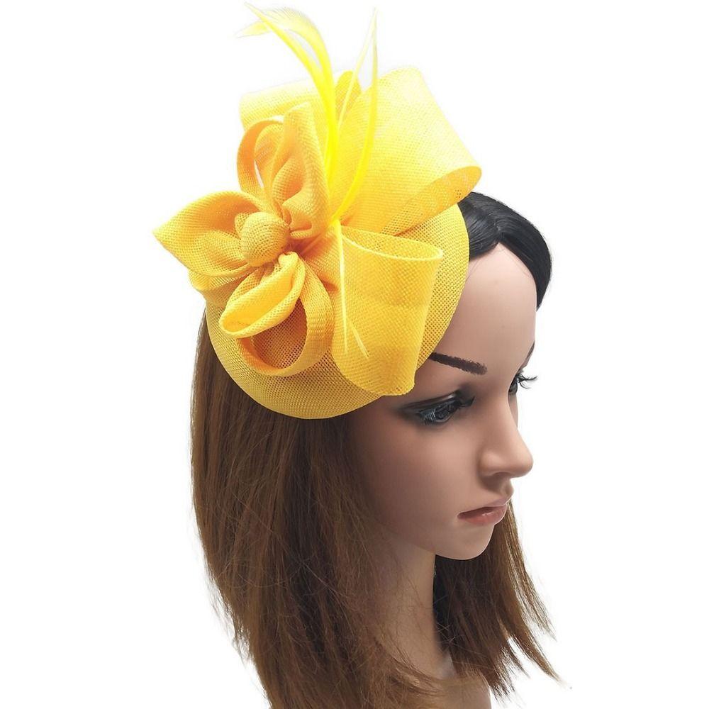 Hepburn Style Bride Headband French Style Bridal Headwear Fascinator Headpiece Bridal Shower