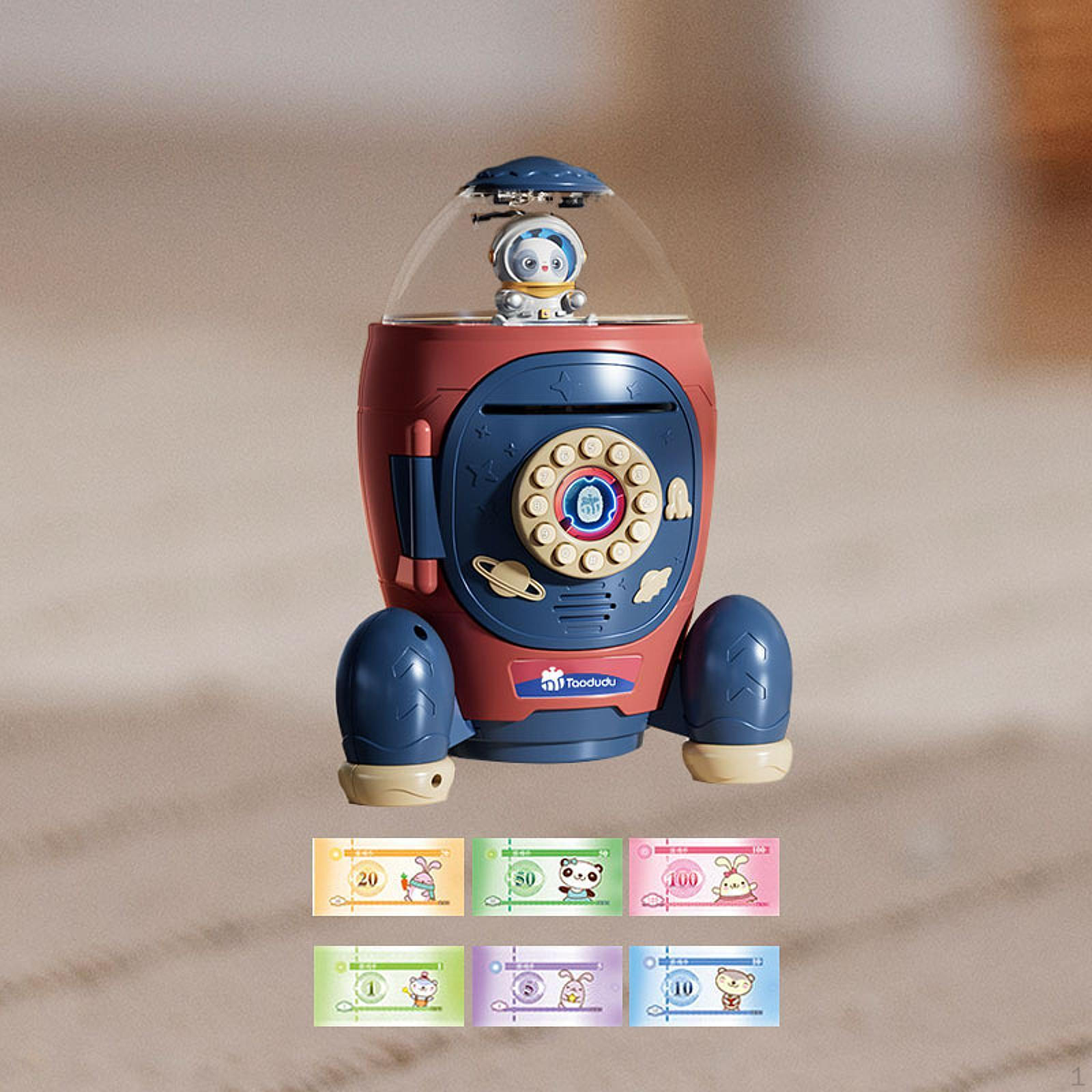 

Электронная копилка-копилка для денег, накопительная коробка для празднования дня рождения ребенка синий